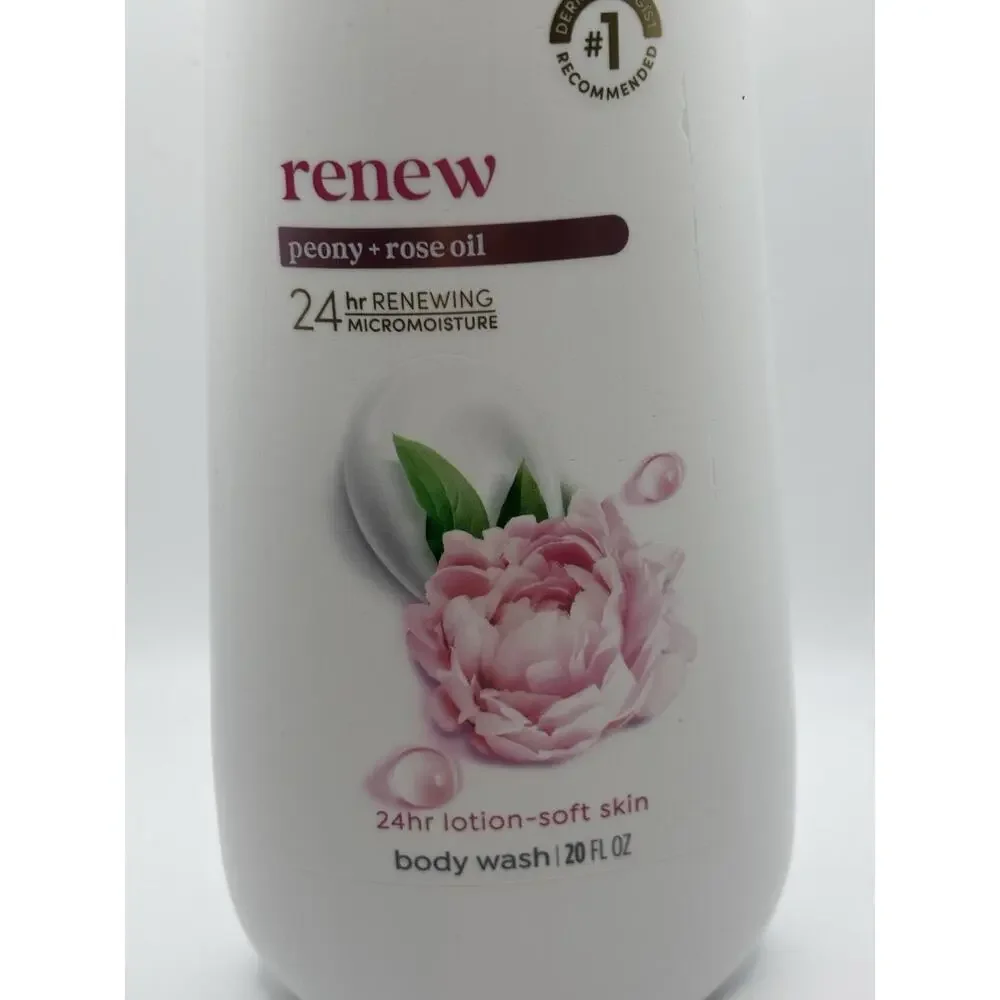 Dove Renew Body Wash, Peony + Rose Oil, 20 fl oz